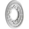 Ekena Millwork Baltimore PVC Medallion (Canopies up to 4 1/4"), 10"OD x 3 1/2"ID x 3/4"P, Bright Coat Aluminum CMP10BABAL - alternate 3